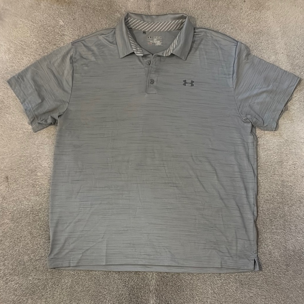 Under Armour Gray Performance Polo Shirt